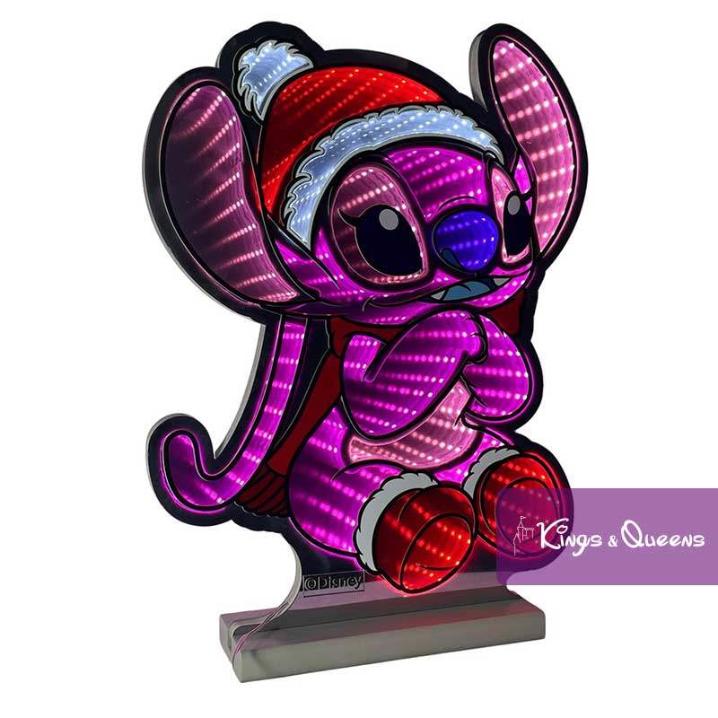 Disney Christmas Infinity Light Decoration Stitch Angel