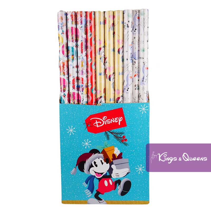 Disney Christmas Wrapping Paper Mickey Princess Olaf