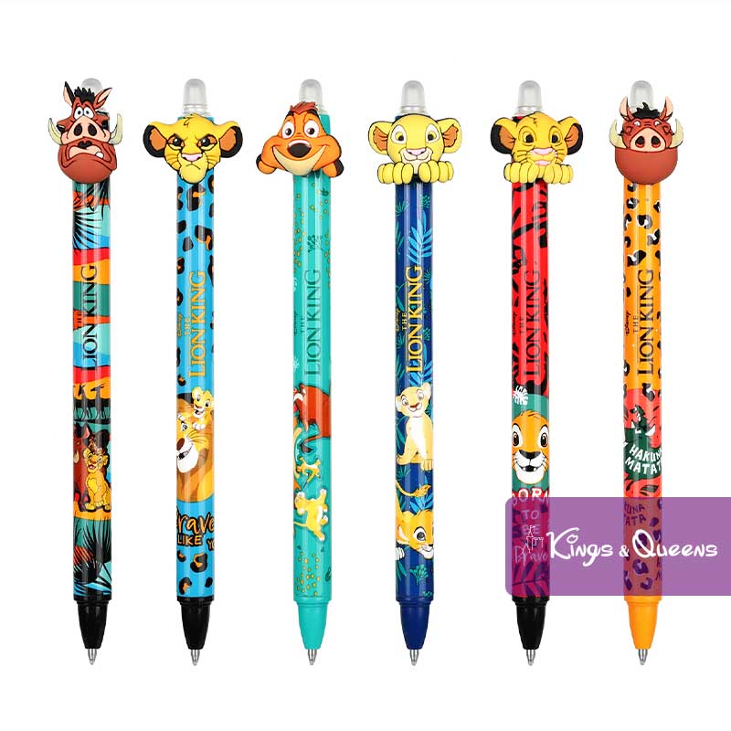 Disney Erasable Pen Lion King Simba Pumbaa Nala Timon