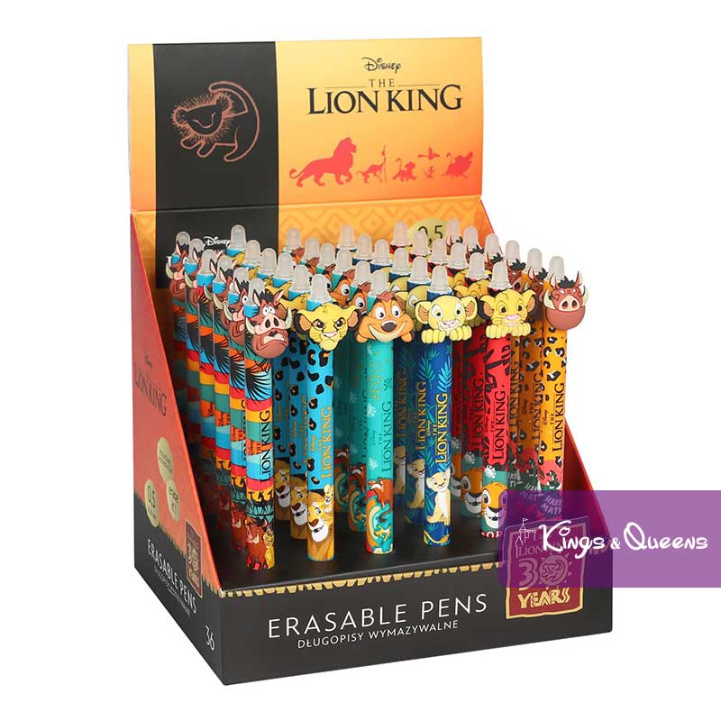 Disney Erasable Pen Lion King Simba Pumbaa Nala Timon