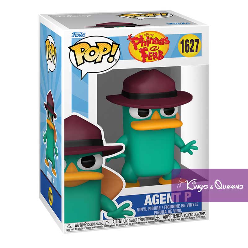 Funko Pop Phineas Ferb Agent Perry Disney Channel