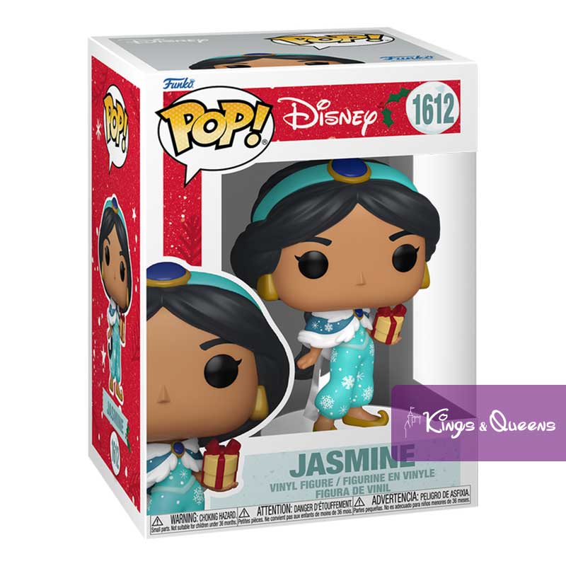 Disney Funko Pop Christmas Holiday Princess Jasmine Aladdin