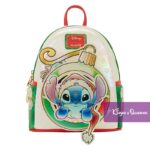 Loungefly Backpack Disney Lilo and Stitch Holiday Christmas Ornament Bauble Scrump