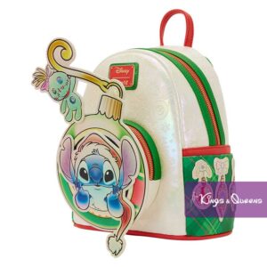 Loungefly Backpack Disney Lilo and Stitch Holiday Christmas Ornament Bauble Scrump