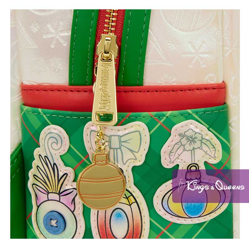 Loungefly Backpack Disney Lilo and Stitch Holiday Christmas Ornament Bauble Scrump