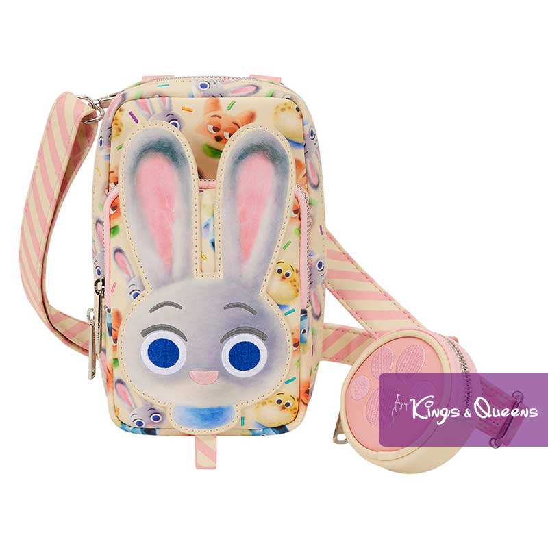 Loungefly Crossbody Bag with Coin Bag Disney Zootopia 2 Zootropolis Judy Rabbit