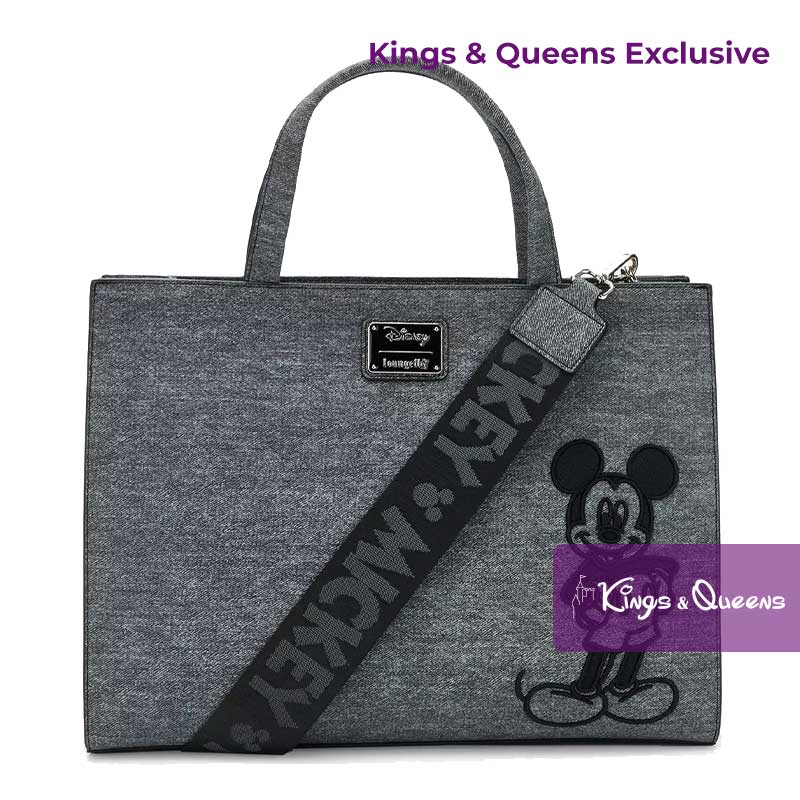 Loungefly Tote Bag Mickey Mouse Denim Exclusive Disney
