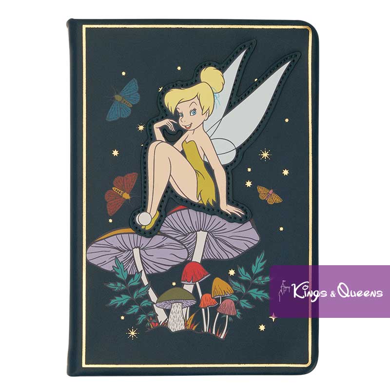 Loungefly Refillable Stationary Journal Disney Tinker Bell Holiday Fairy Peter Pan