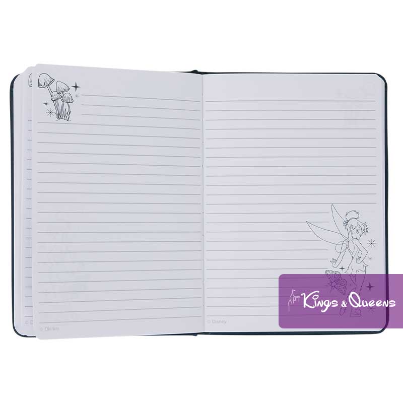 Loungefly Refillable Stationary Journal Disney Tinker Bell Holiday Fairy Peter Pan