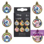 Loungefly Mystery Box Pin Disney Lilo and Stitch Holiday Ornaments Angel
