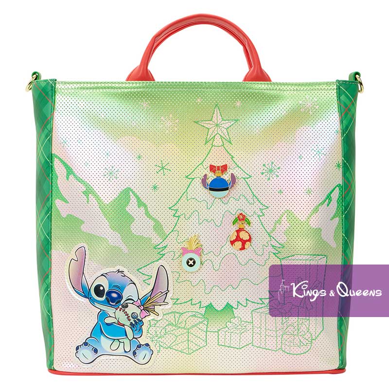 disney_loungefly_tote_bag_stitch_christmas_holiday_wdtb3370_1.jpg Loungefly Tote Bag Disney Lilo and Stitch Christmas Pin Scrump