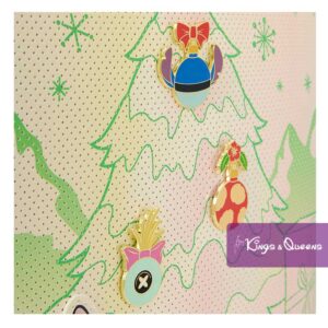 Loungefly Tote Bag Disney Lilo and Stitch Christmas Pin Scrump