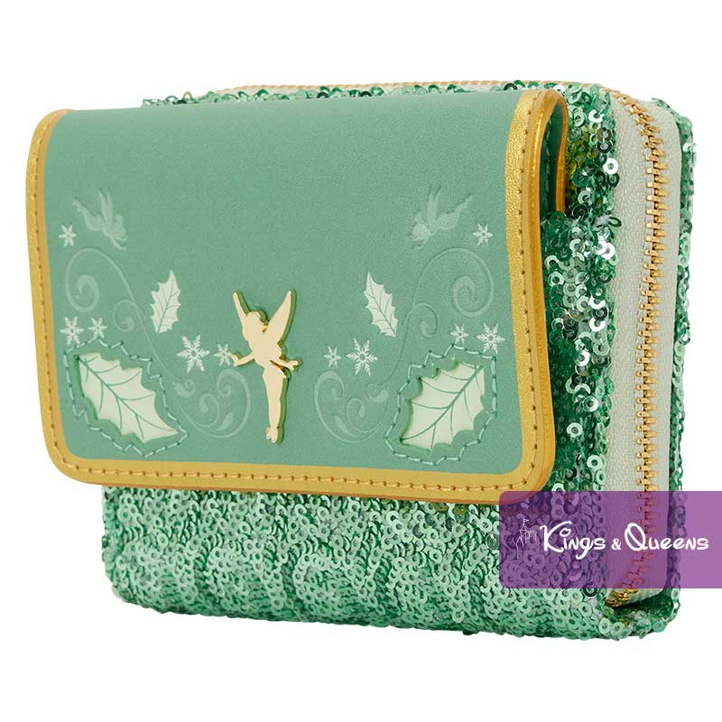 Loungefly Wallet Disney Tinker Bell Holiday Fairy Peter Pan Christmas