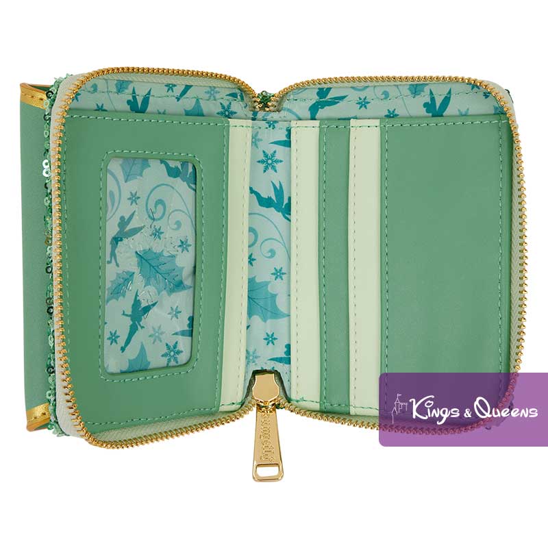 Loungefly Wallet Disney Tinker Bell Holiday Fairy Peter Pan Christmas