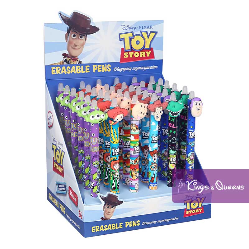 Disney Pixar Erasable Pen Toy Story Woody Buzz Jessie Hamm Alien Rex