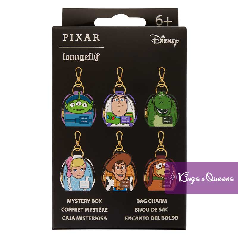 Loungefly Mystery Mini Backpack Bag Charms Pixar Toy Story Disney Alien Rex Slinky Dog Buzz Lightyear Bo Peep Woody
