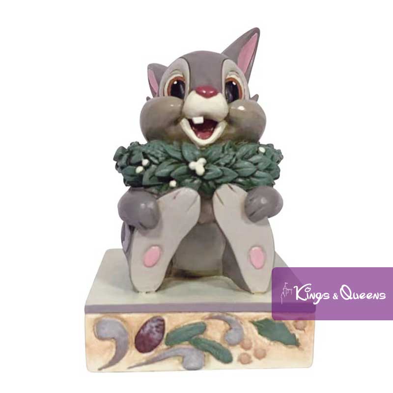 Disney Traditions Jim Shore Figur Rabbit Thumper Bambi Winter Wonders Christmas