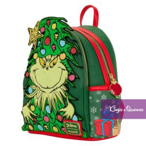 Loungefly Backpack Dr. Suess The Grinch Holiday Christmas Tree