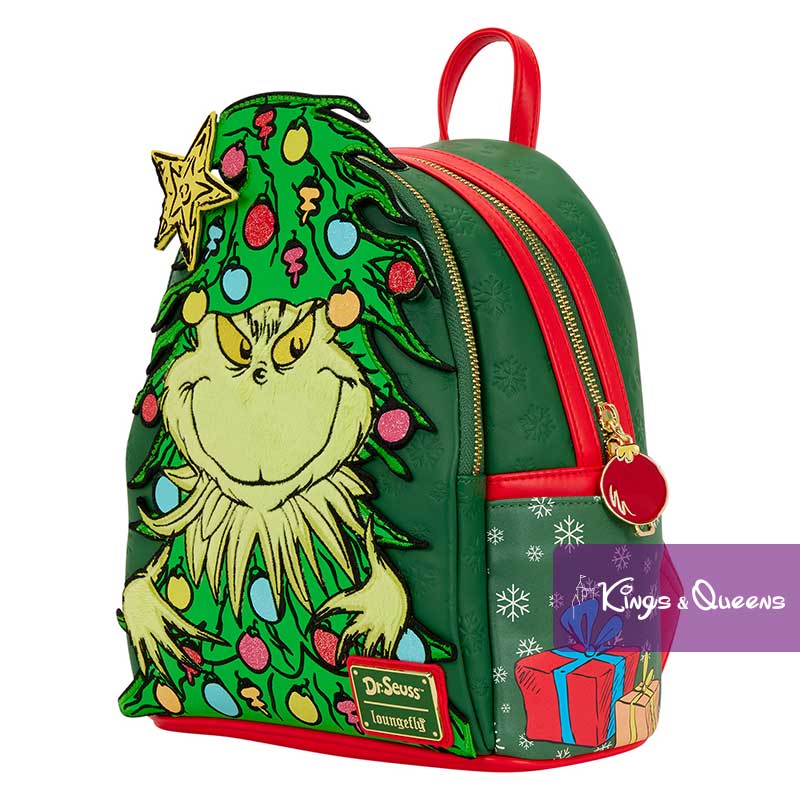 Loungefly Backpack Dr. Suess The Grinch Holiday Christmas Tree