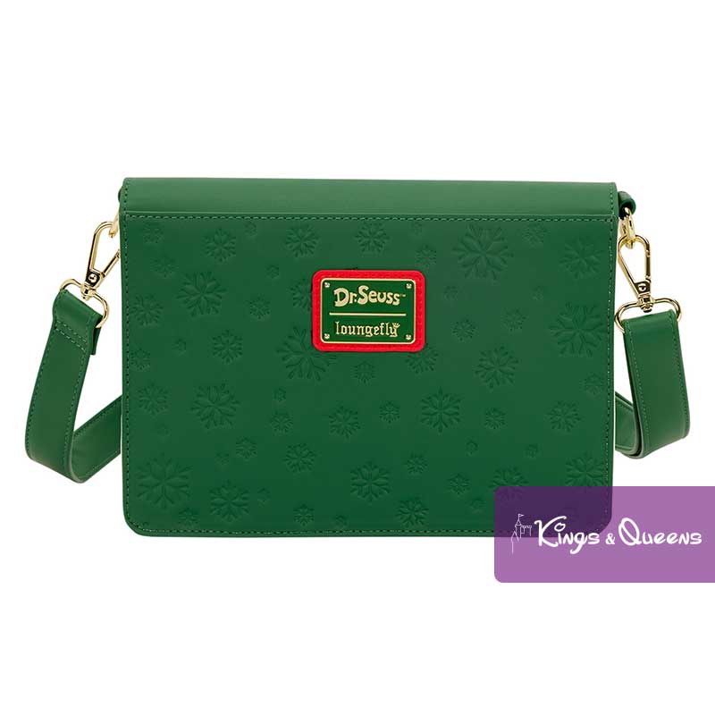 Loungefly Crossbody Bag Dr. Suess The Grinch Holiday Christmas Book