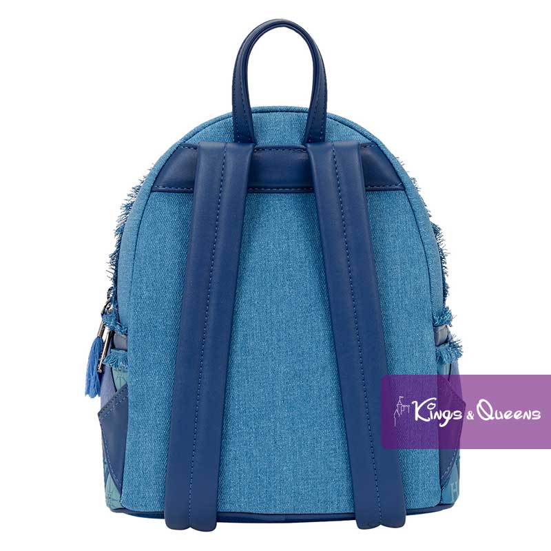 Loungefly Backpack Harry Potter Denim Hogwarts Gryffindor Slytherin Ravenclaw Hufflepuff