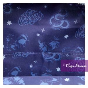 Loungefly Backpack Harry Potter Denim Hogwarts Gryffindor Slytherin Ravenclaw Hufflepuff