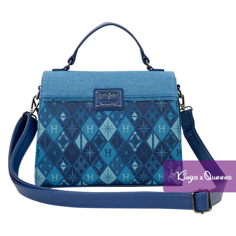 Loungefly Crossbody Bag Harry Potter Denim Hogwarts Gryffindor Slytherin Ravenclaw Hufflepuff