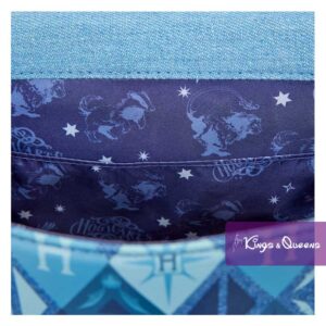 Loungefly Crossbody Bag Harry Potter Denim Hogwarts Gryffindor Slytherin Ravenclaw Hufflepuff