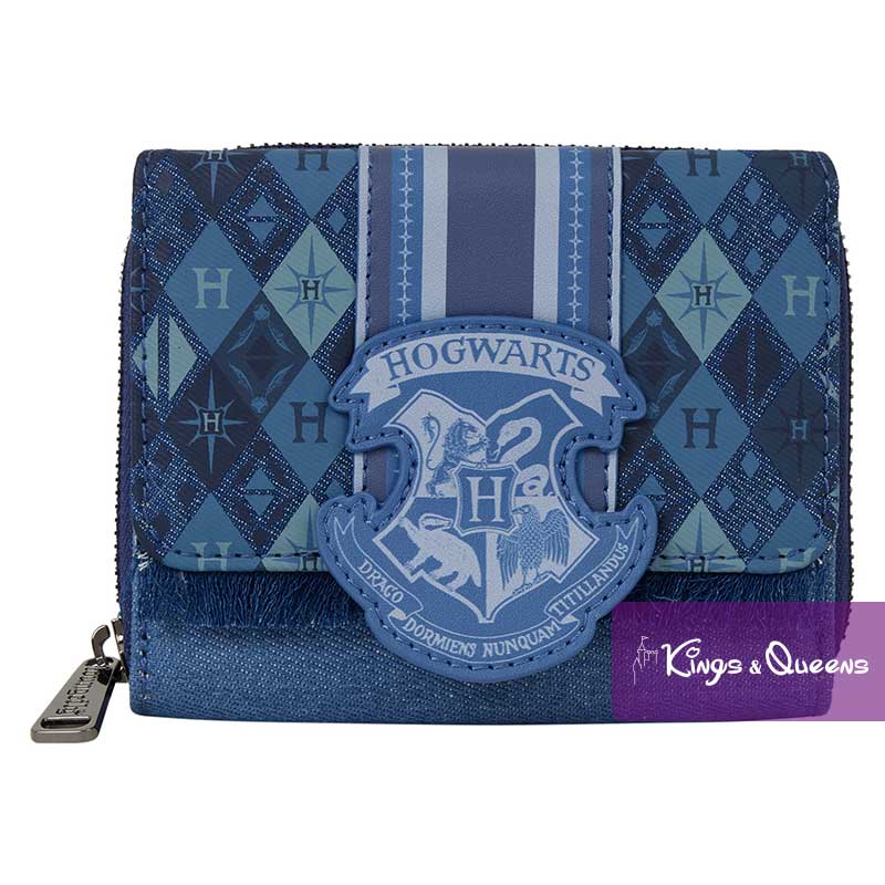 harry_potter_loungefly_wallet_denim_hogwarts_hpwa0191_1.jpg Loungefly Wallet Harry Potter Denim Hogwarts Gryffindor Slytherin Ravenclaw Hufflepuff