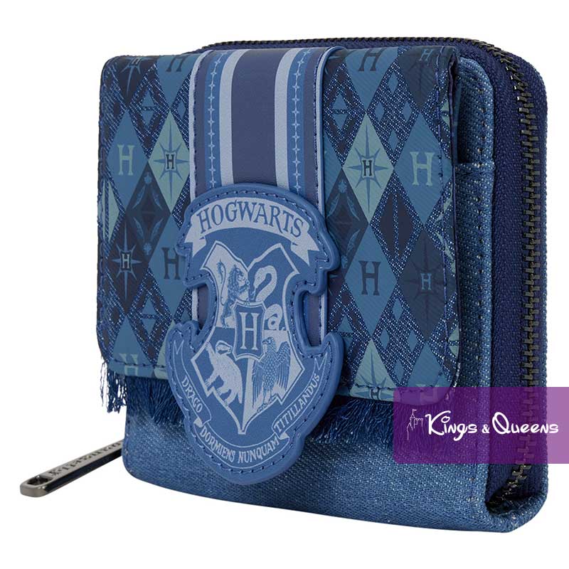 Loungefly Wallet Harry Potter Denim Hogwarts Gryffindor Slytherin Ravenclaw Hufflepuff