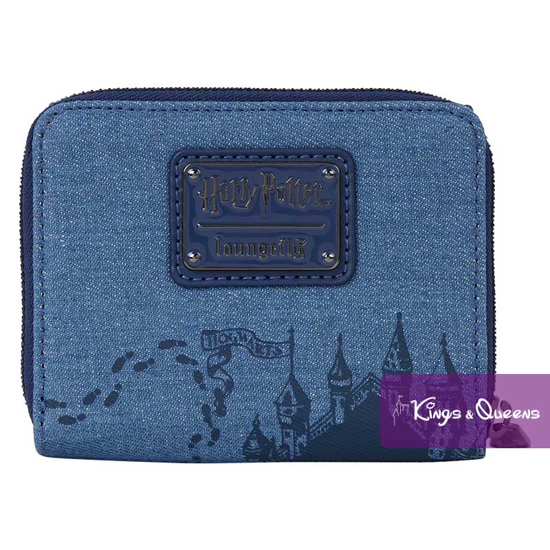 Loungefly Wallet Harry Potter Denim Hogwarts Gryffindor Slytherin Ravenclaw Hufflepuff