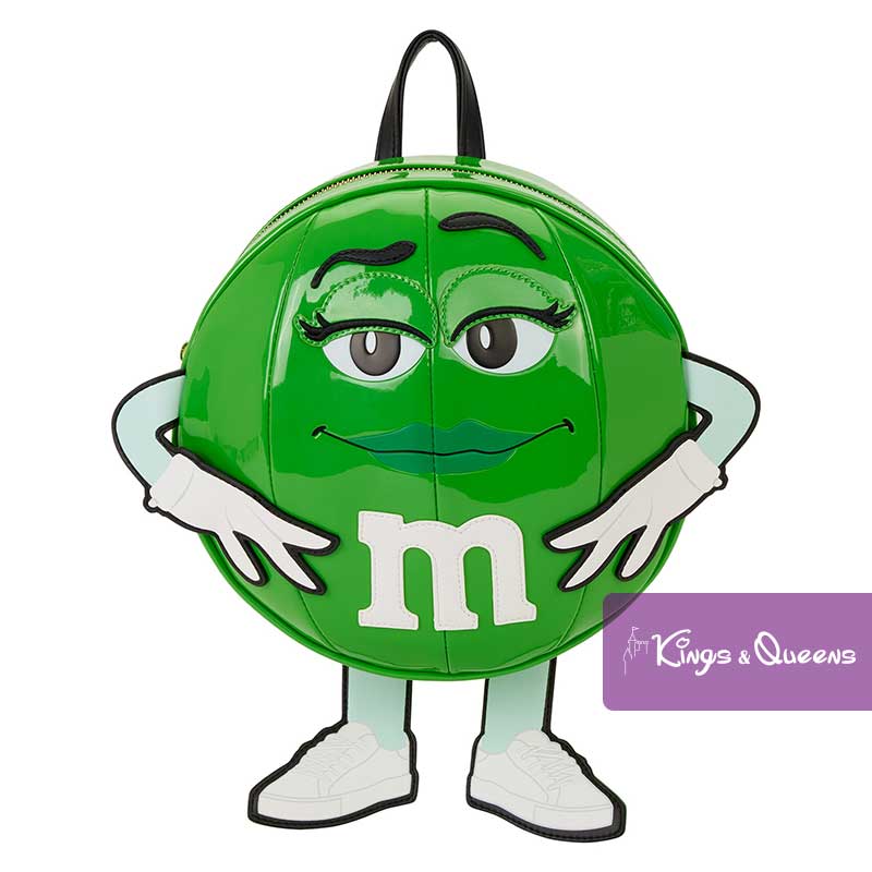 Loungefly Backpack M&M's Green Character Woman Female
