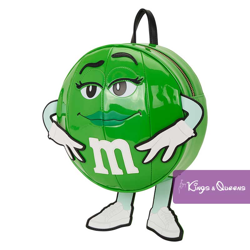 Loungefly Backpack M&M's Green Character Woman Female