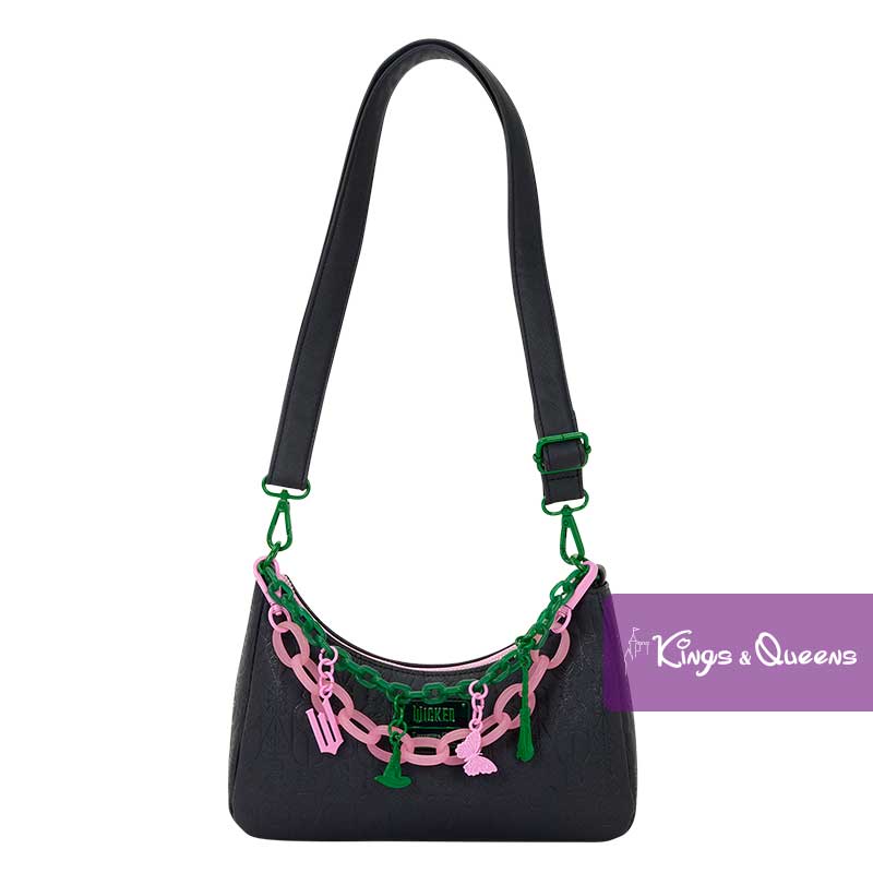 Loungefly Crossbody Bag Universal Wicked Part Two Charms Glinda Elphaba
