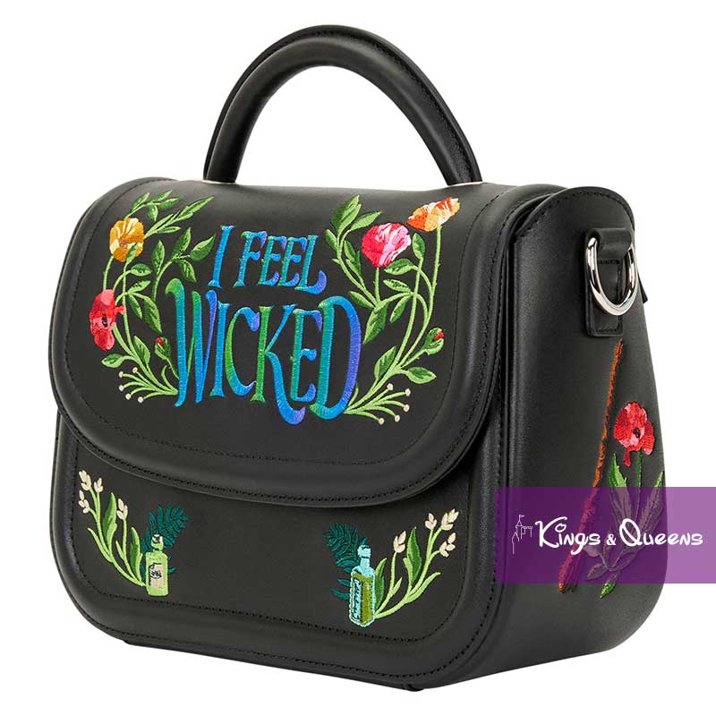 Loungefly Crossbody Bag Universal Wicked Part Two Floral