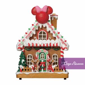 Gingerbread Village Mickey Mouse Minnie Goofy Donald Duck Daisy Pluto Huey Dewey Louie Christmas Tree House Disney
