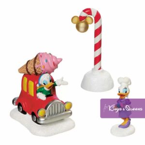 Gingerbread Village Mickey Mouse Minnie Goofy Donald Duck Daisy Pluto Huey Dewey Louie Christmas Tree House Disney