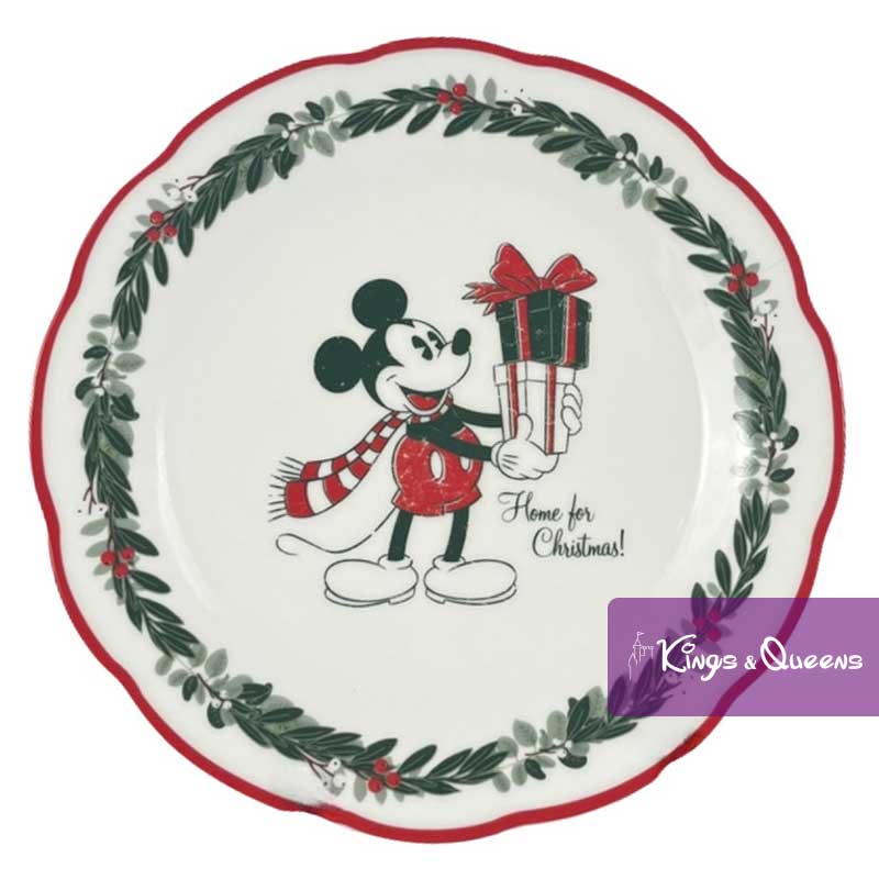 Dinner Plate Mickey Presents Disney Christmas