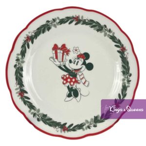 Dinner Plate Minnie Presents Disney Christmas