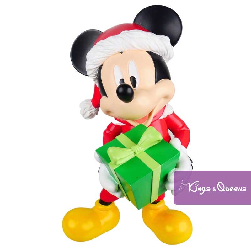 disney_christmas_statue_mickey_santa_present_dn86073_1.jpg 3D Seasonal Statue Mickey with Present Santa Disney