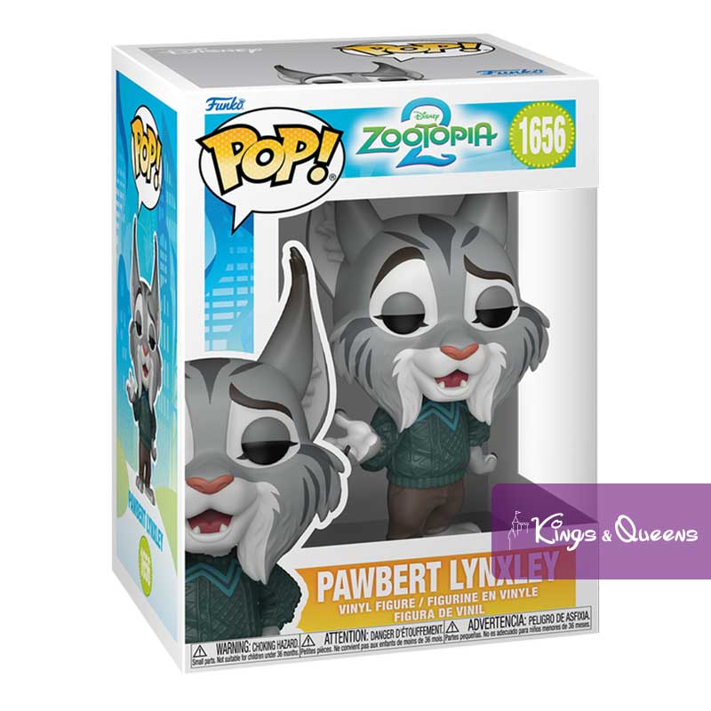 Funko Pop Disney Zootopia 2 Pawbert Lynxley