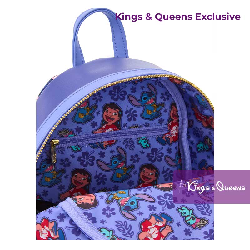 Loungefly Backpack Lilo & Stitch Floral Sunset Exclusive Disney