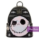 Loungefly Backpack Disney Nightmare Before Christmas Jack Skellington Pumpkin Sequin