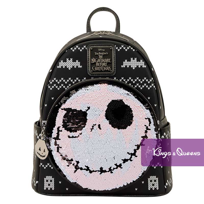 disney_loungefly_backpack_nightmare_before_christmas_jack_skellington_pumpkin_sequin_wdbk4271_1.jpg Loungefly Backpack Disney Nightmare Before Christmas Jack Skellington Pumpkin Sequin