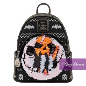 Loungefly Backpack Disney Nightmare Before Christmas Jack Skellington Pumpkin Sequin