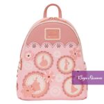 Loungefly Backpack Disney Princess Stained Glass Tiana Jasmine Snow White Aurora