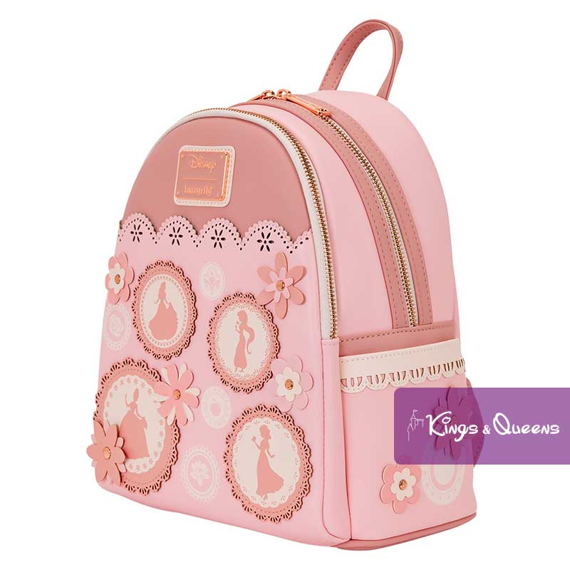 Loungefly Backpack Disney Princess Stained Glass Tiana Jasmine Snow White Aurora