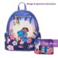 Loungefly Backpack & Wallet Lilo & Stitch Floral Sunset Exclusive Disney