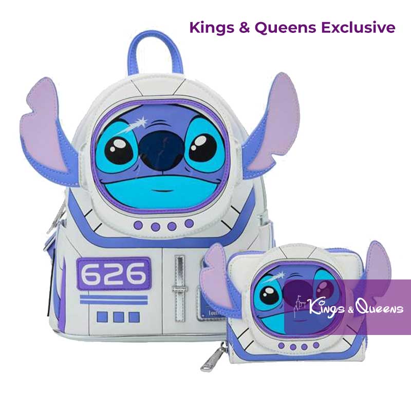 Loungefly Backpack Wallet Disney Stitch Astronaut