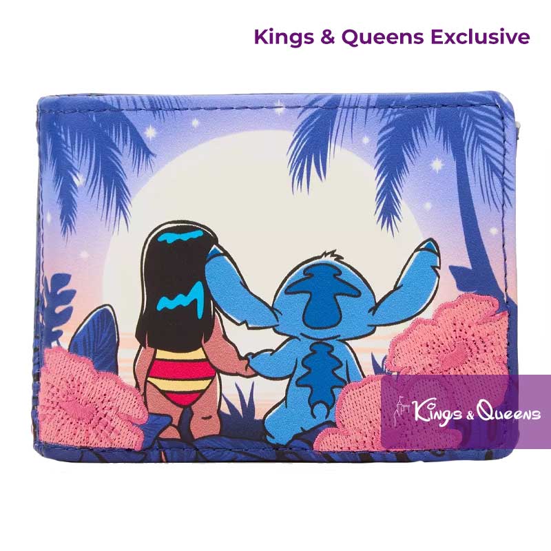 Loungefly Wallet Lilo & Stitch Floral Sunset Exclusive Disney